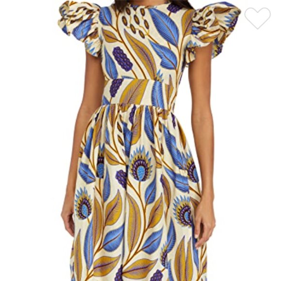 SIKA Ruffle Long Dress, NWT - Picture 1 of 5